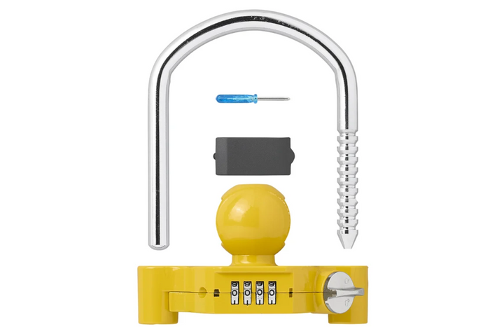ProPlus 341329V01 κλειδαριά ρυμούλκησης με μπίλια και κλειδαριά συνδυασμού