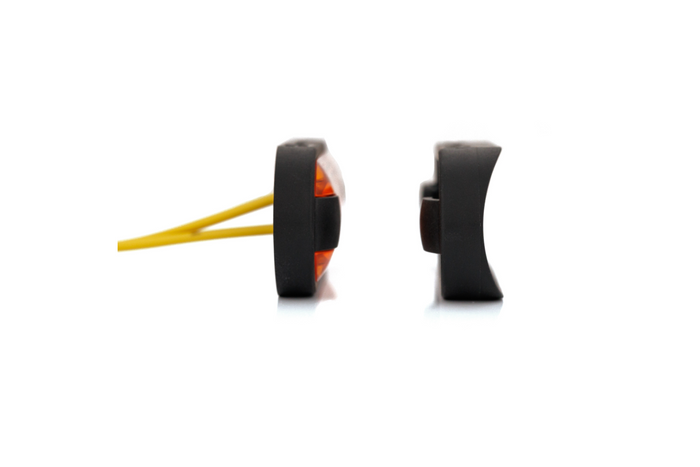 Πορτοκαλί φανός σήμανσης HORPOL LD 3211 LED λεπτός universal