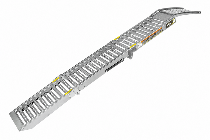 UNITRAILER ALR005 πτυσσόμενη ράμπα χάλυβα drive-on ράμπα για ρυμουλκούμενο 200cm 250kg