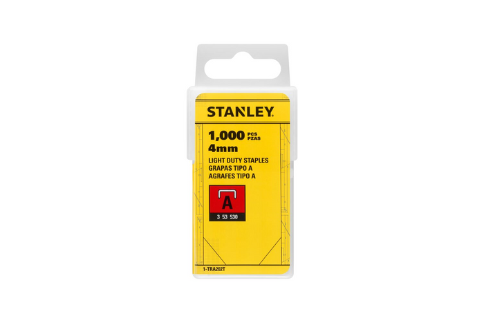 STANLEY Συνδετήρες Τύπου A 3/53/530 4mm 1000 τεμάχια