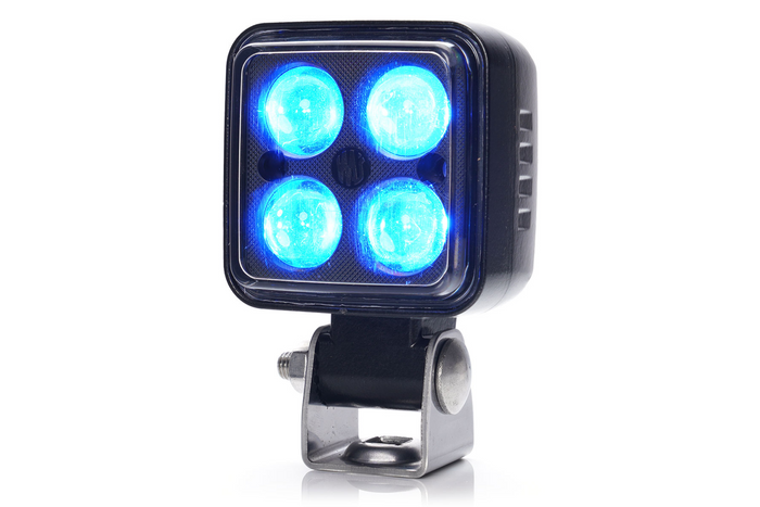 Λάμπα ασφαλείας LED WAŚ 2243 W267, μπλε προειδοποιητική λάμπα