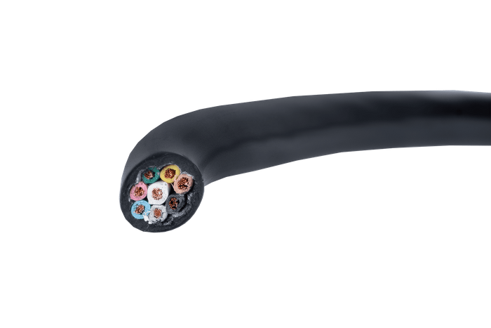 Ηλεκτρικό καλώδιο HYBSZ YLY-S 7x0.75+1x1 οκτάκλωνο - 1m