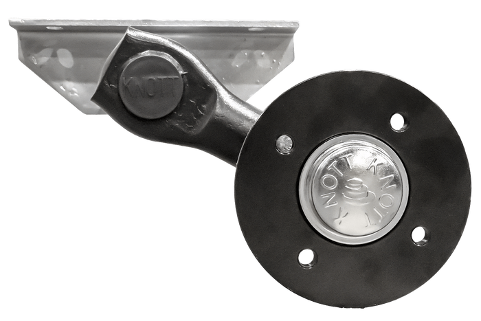 Άξονας χωρίς φρένα KNOTT VG7-L για ρυμουλκούμενο 750kg 1200mm 1650mm 4x100