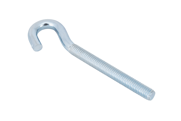 Γάντζος κατασκευής DROMET HZ M6x80 με ανοιχτό άκρο (λυγισμένο)