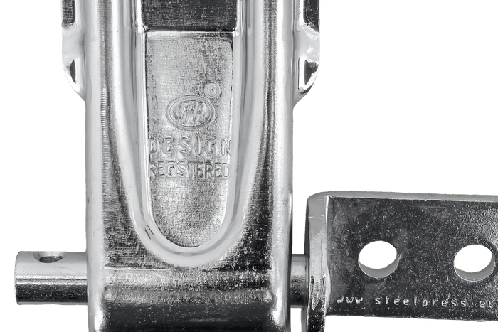 Πλαϊνός μεντεσέ με λαβή STEELPRESS ZW-01.270A+UZ-01B πλαϊνή τοποθέτηση ρυμουλκούμενου