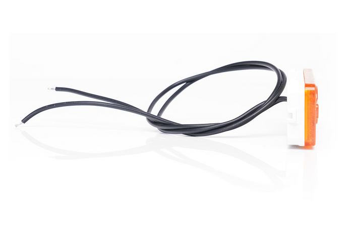 Φανός σήμανσης LED WAŚ W254 2033, πορτοκαλί, γενικής χρήσης, με βάση