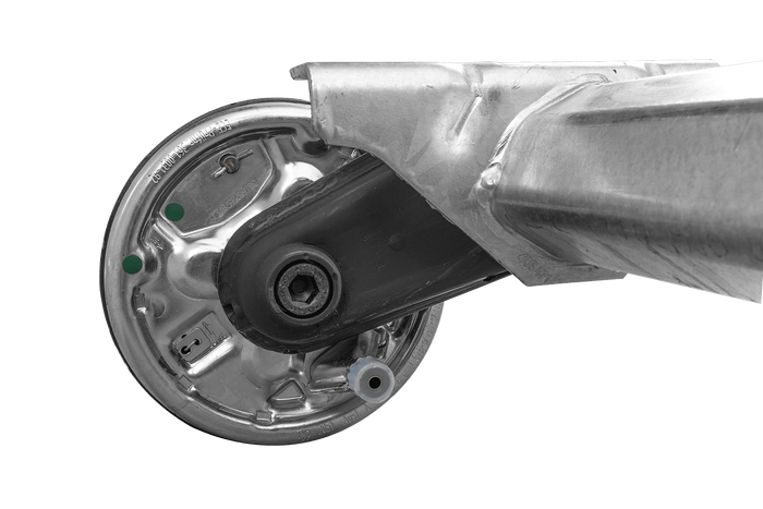 AL-KO COMPACT άξονας φρένων για ρυμουλκούμενο / ρυμουλκούμενο 1500kg 1510mm 1880mm 5x112