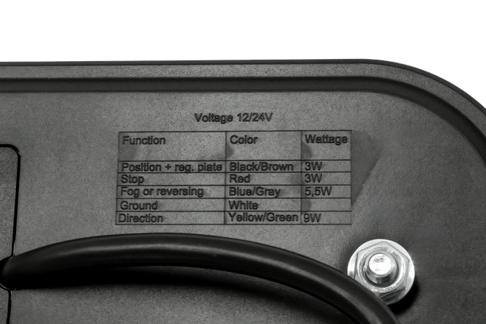 Πίσω φως FRISTOM FT-230 LED 6 λειτουργεί καθολικά