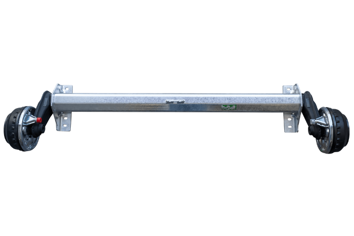 AL-KO COMPACT άξονας φρένων για ρυμουλκούμενο / ρυμουλκούμενο 1350kg 1200mm 1650mm 4x100