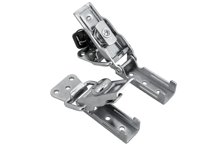 Σετ πλευρικών γάντζων με συνδετήρες WINTERHOFF BVS 60-1 + BVSG 60-A, πλήρης πλευρική κλειδαριά ρυμούλκησης με κλειδί