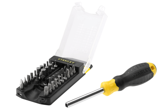 Κατσαβίδι STANLEY MULTIBIT 34 τεμαχίων με σετ μύτες