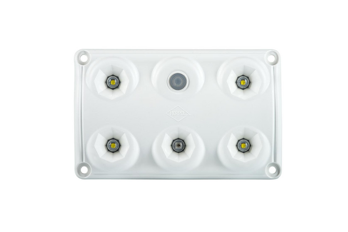 HORPOL LWD2157 Εσωτερικό φωτιστικό αυτοκινήτου LED 900lm με διακόπτη και κόκκινη δίοδο