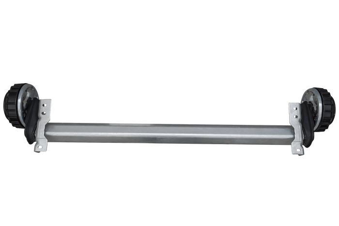 AL-KO COMPACT άξονας φρένων για ρυμουλκούμενο / ρυμουλκούμενο 1500kg 1200mm 1650mm 5x112