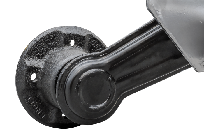 KNOTT VG7-L άξονας χωρίς φρένο για ρυμουλκούμενο 750kg 1400mm 1700mm 4x100