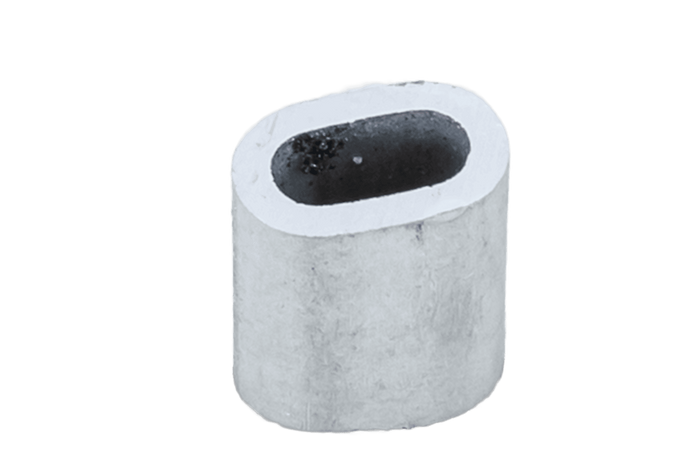 Σύνδεσμος αλουμινίου για σχοινιά DROMET ZLA.3, μανίκι για σχοινιά 3 mm