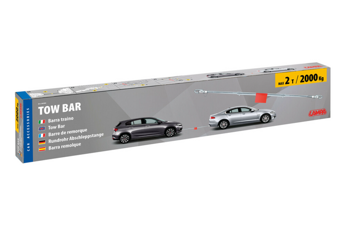 Ράβδος ρυμούλκησης LAMPA, άκαμπτη ράβδος ρυμούλκησης, 2000 kg