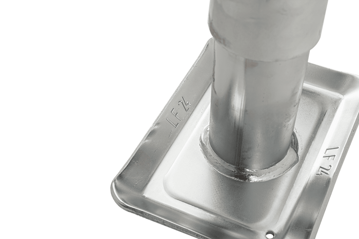 Στήριγμα στροφάλου SIMOL S.170033 για ρυμουλκούμενο με επίπεδη επιφάνεια 1300 κιλών