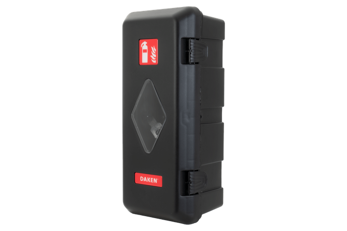 Κουτί πυροσβεστήρα 9kg DAKEN 82010 ADAMANT 671x310x247mm μαύρο