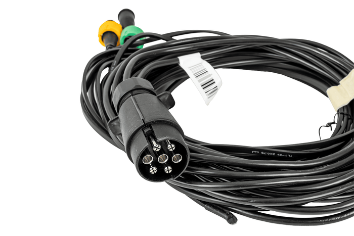 Σετ φώτων: ASPÖCK MULTIPOINT V πίσω φώτα + ASPÖCK FLEXIPOINT I πλαϊνά φώτα + MANTES 7m 7-PIN λουρί