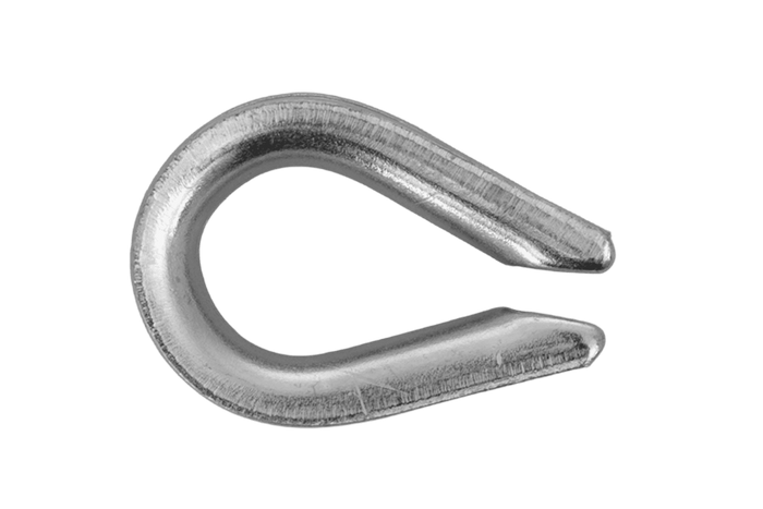 Δακτύλιος σχοινιού DROMET KU.6, ατσάλινος κύλινδρος, 6mm