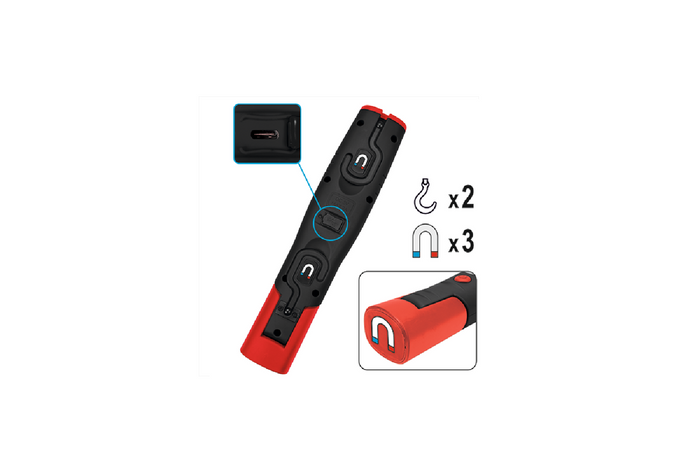 Λάμπα εργαστηρίου + φακός YATO YT-08507 LED 140lm