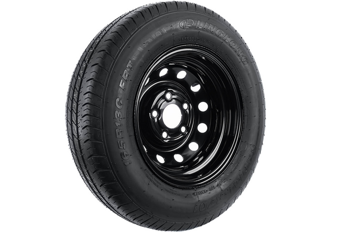 Ενισχυμένος τροχός τρέιλερ LINGLONG TIRE 165/80 R13C 96/94N UNITRAILER RIM μαύρο 4.5Jx13"H2 5x112 ET:30
