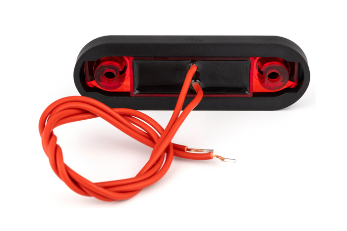 HORPOL LD 3212 LED λεπτό κόκκινο φωτιστικό σήμανσης γενικής χρήσης