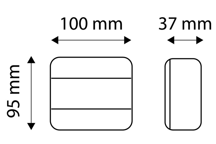 Τεχνολογία TT TT.12007 Πίσω φώτα LED 4 λειτουργιών αριστερά + δεξιά, μαγνητικά