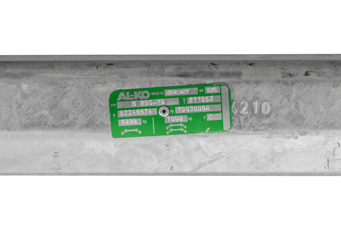 AL-KO COMPACT άξονας φρένων για ρυμουλκούμενο σκάφους 1000kg 1146/1254mm 1700mm 5x112