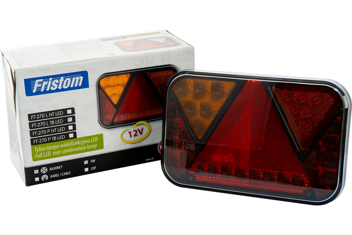 Πίσω φως Fristom FT-270 LED 6 λειτουργίες αριστερά