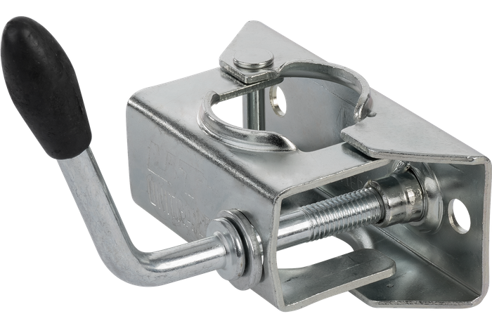 Τροχός τζόκεϊ με σφιγκτήρα UNITRAILER 150kg 48mm 505-730mm