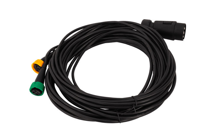 Ηλεκτρική εγκατάσταση MANTES, πλεξούδα τρέιλερ, 7m, βύσμα 7PIN, ξιφολόγχες 2x 5PIN