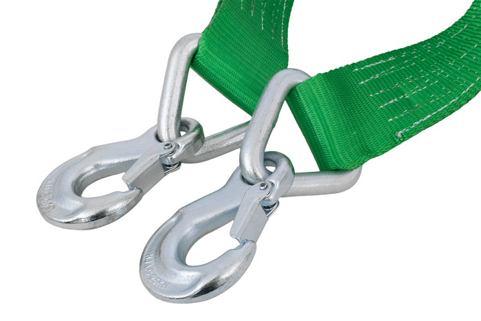 Σχοινί ρυμούλκησης με γάντζους Ιμάντας ρυμούλκησης HILLS 5m/60mm/6t πράσινος