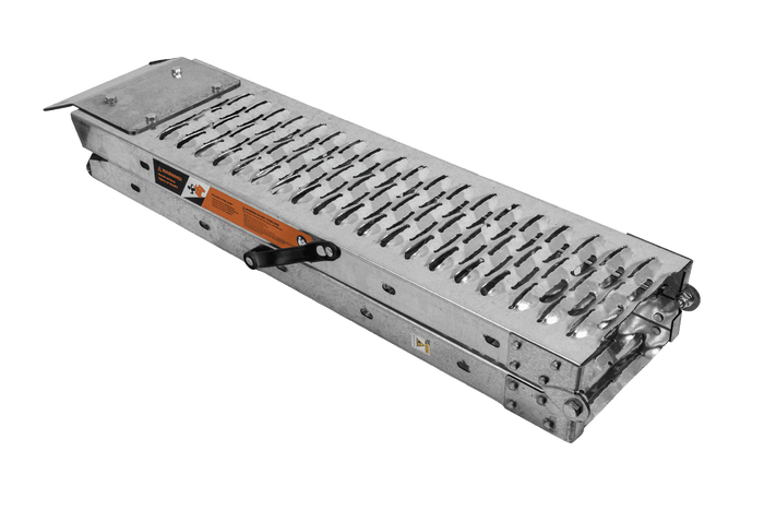 UNITRAILER ALR004 πτυσσόμενη ράμπα χάλυβα drive-on για ρυμουλκούμενο 170cm 227kg