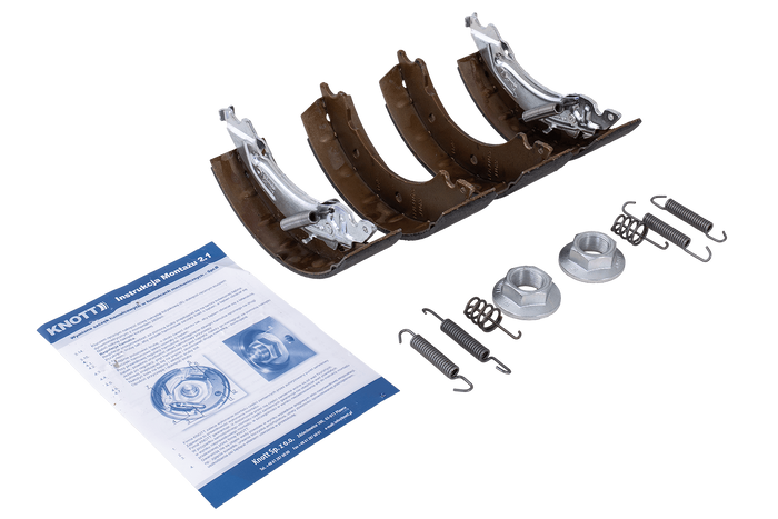 Σιαγόνες φρένων για φρεναρισμένους άξονες KNOTT 200x50 ΣΕΤ Πατάκια πλάτης