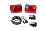 Σετ φώτων: Πίσω φώτα DOBPLAST + Πλευρικά φώτα LED DOBPLAST + Καλωδίωση MANTES 7m 13-PIN