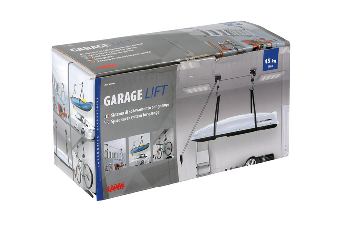 Βάση αποθήκευσης οροφής LAMP Σύστημα ανύψωσης γκαράζ 45kg