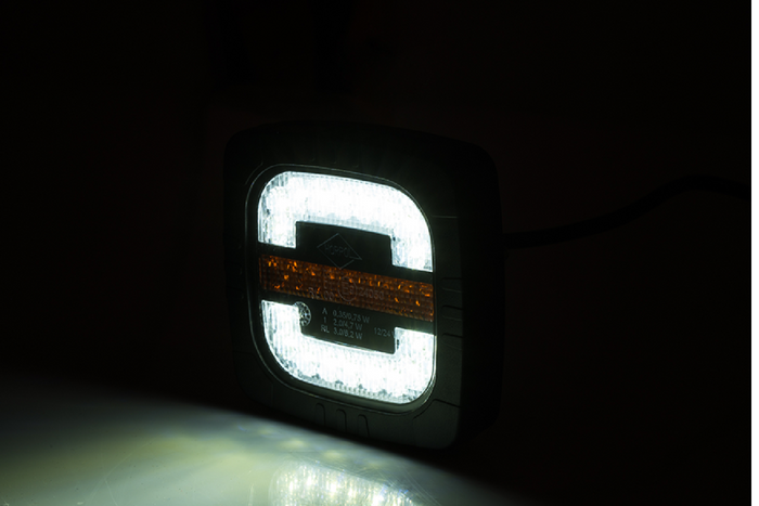 HORPOL ROCA LZD 2805 μπροστινό φωτιστικό LED 3 λειτουργιών γενικής χρήσης με βάση