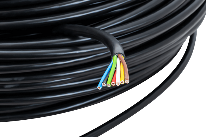 TEXSIM YLY-S ηλεκτρικό καλώδιο επτά πυρήνων 7x1 - 1 m