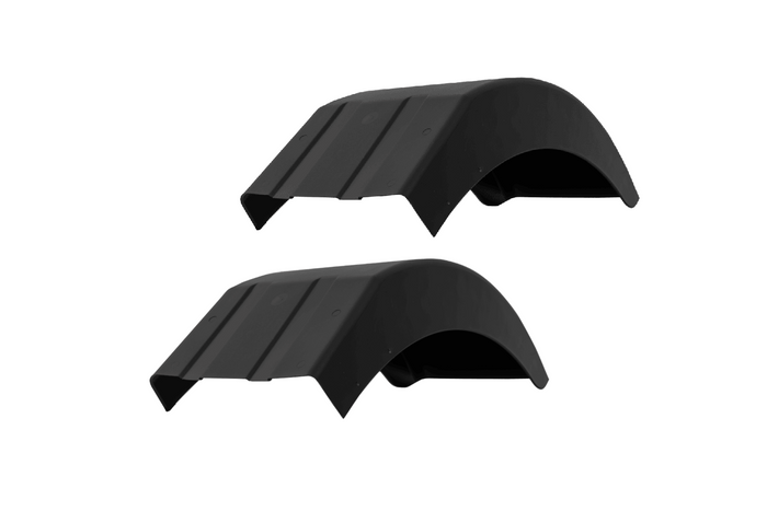 Σετ δύο ημι-λασπωτήρων για το τρέιλερ DOMAR DR1013004+DR1013005, θόλος τροχού 395/220mm αριστερά+δεξιά