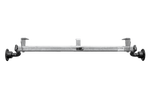 KNOTT VG7-L άξονας χωρίς φρένο για ρυμουλκούμενο 750kg 1125mm 1615mm 4x100