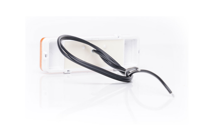 Φανός σήμανσης LED WAŚ W254 2033, πορτοκαλί, γενικής χρήσης, με βάση