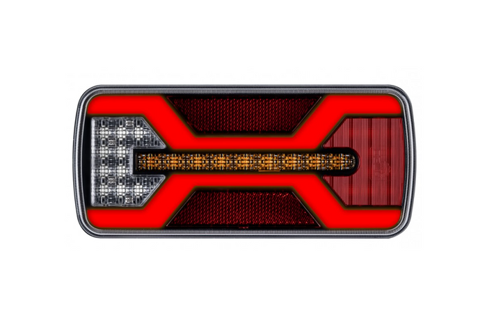 KAMAR X-SPIDER L2431 πίσω φανάρι μπαγιονέτ 5 ακίδων 6 λειτουργίες δεξιά