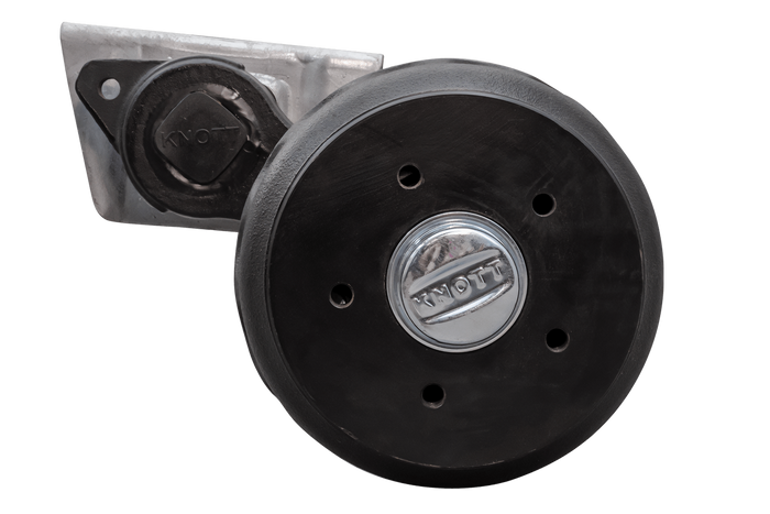 KNOTT VGB13 φρένος άξονας για ρυμουλκούμενο / ρυμουλκούμενο 1350kg 1400mm 1850mm 5x112