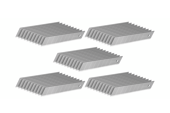 STANLEY ανταλλακτικές λεπίδες μαχαιριού 18 χιλιοστών με αποσπώμενες λεπίδες 50 τεμαχίων