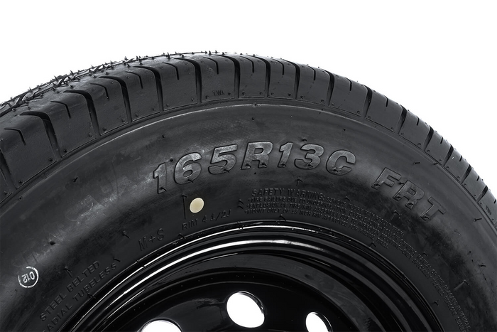 Ενισχυμένος τροχός τρέιλερ LINGLONG TIRE 165/80 R13C 96/94N UNITRAILER RIM μαύρο 4.5Jx13"H2 5x112 ET:30