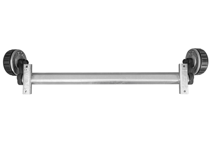 AL-KO EURO άξονας φρένων για ρυμουλκούμενο / ρυμουλκούμενο 1800kg 1400mm 1900mm 5x112