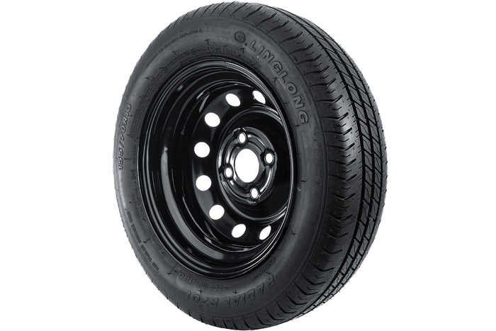 Τροχός ρυμουλκούμενου ΕΛΑΣΤΙΚΟΥ LINGLONG 155/70 R13 75N RIM UNITRAILER μαύρο 4Jx13"H2 4x100 ET:30
