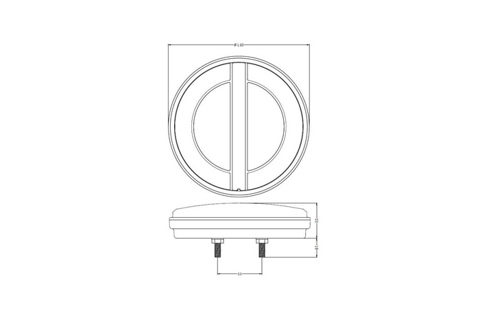 TruckLED L1884 Πίσω φως LED 3 λειτουργιών δεξιά