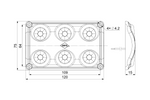 HORPOL LWD2864 LED εσωτερικό φωτιστικό αυτοκινήτου 560lm